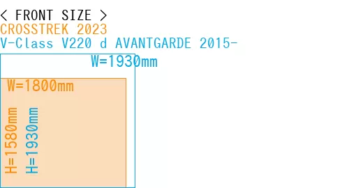 #CROSSTREK 2023 + V-Class V220 d AVANTGARDE 2015-